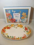 Spode Maui Serving Platter 13.6" Oval For Dishwasher, Microwave, Oven, Freezer. Fixed Price $31.95.