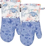 Oven Mitts, Heat Resistant With Soft Quilted Cotton Lining Set 2, Fashion Cra. Fixed Price $35.35.