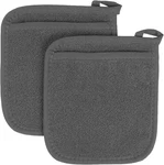 Pocketed Pot Holders Oven Mitts Terry Cloth Cotton Kitchen Cooking 2 Pack. Fixed Price $25.87.