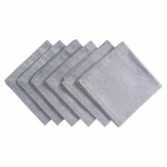 Dii Modern Style Cotton Solid Chambray Napkin Set Of 6 Grey New. Fixed Price $23.99.