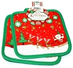 The Great Holiday Kitchen Christmas Pot Holders 2 Only!. Fixed Price $5.98.