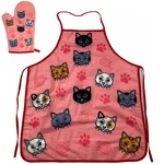 Cat Yarn Kitchen Apron Mitt Funny Pet Kitty Animal Lover (oven +. Fixed Price $16.70.