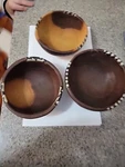 African Small Wooden Bowl Set Of 3 With Inlays Custom Or Handmade?. Fixed Price $19.49.