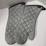 Silver Pair San Jamar Oven Mitts 17" Long 8015G17 (ln). Fixed Price $11.90.