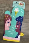 Blue Q Oven Mitt Let Eat Your Feelings Too Funny Kitchen Gift Humor Girl Nwt. Fixed Price $7.99.
