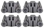 Kitchenaid KDTM354DSS0 Dishwasher Lower Dishrack Wheels (4 Pack). Fixed Price $39.94.