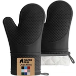 Gorilla Grip Bpa-free Soft Silicone Oven Mitts, 550F 12.5" Black. Fixed Price $24.95.