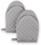 Kitchenaid Asteroid Mini Oven Mitt, 5.5"X8", Grey 2 Count. Fixed Price $12.87.