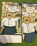 Better Home Kitchen Classics Printed Towel & Oven Mitt Chef (2 Pieces) 15"X 25". Fixed Price $9.98.