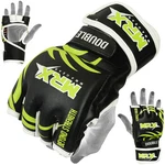 Mma Gloves Grappling Muay Thai Kick Ufc Cage Fight Boxing Black/green Mrx. Fixed Price $18.69.