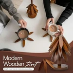 Foldable Wooden Tree Trivet For Dishes/pot/bowl/teapot/hot Holders Usa. Fixed Price $9.31.