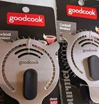Cocktail Shaker Strainers. Stainless Steel. Goodcook Gourmet. New Set Of 2.. Fixed Price $15.75.