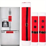 3PCS Christmas Santa Refrigerator Decor Fridge Handle Covers For Holiday Kitchen. Fixed Price $12.99.