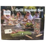 New Ivtivfu Grill Basket Set Nwt Lover Foodie Home Cook Bbq Tools Chef Fish. Fixed Price $20.00.