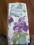Waverly Kitchen Towels April Paris Spring Flowers Set Of 2 Nwt. Fixed Price $19.25.