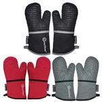 Bbq Glove Heat Resistant Cotton With Silicone Grip Oven Mitt/grilling 2PCS. Fixed Price $9.99.