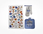 Gilmore Girls Oven Mitt- Pot Holder-kitchen Towel Set- Stars Hollow Themed. New. Fixed Price $20.40.