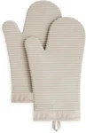 Kitchenaid Ribbed Soft Silicone Oven Mitt Set, 7"X13", Milkshake 2 Count. Fixed Price $28.50.