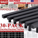 30PACK Matte Black Kitchen Cabinet Pulls Stainless Steel Drawer Bar Handles Us. Fixed Price $35.35.