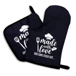 Funny Silicone Non Slip Oven Mitts Pot Holders Kitchen Gift Women 2 Pcs. Fixed Price $26.65.