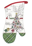 Michel Design Works Retired Season Greeting 100% Cotton Padded Oven Mitt-new. Fixed Price $19.99.