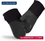 Hexclad Silicone Oven Mitt Set, 2-PACK, Heat Resistant To 500 F, Black. Fixed Price $47.13.
