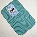 Creuset Cool Tool Turquoise Rectangle Silicone Surface Protector Pot Mat Nwt. Fixed Price $28.50.