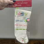 Baby's Knit Stocking From Christmas Around The World - New Old 11" Tall. Fixed Price $8.00.