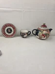 Christmas Tea Set Pot Cup Plate 2004 Susan Winget Joy Brownlow. Fixed Price $11.62.