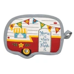 Kay Dee Desi R4252 Happy Camper Shaped Potholder. Fixed Price $12.99.