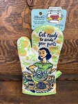 Blue Q Oven Mitt One Size Get Ready Undo Your Pants Sarcastic Kitchen Nwt. Fixed Price $14.99.