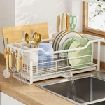 Narrow Dish Drying Rack For Kitchen Counter Auto Iron Drainer With.... Fixed Price $24.11.