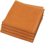 Now Designs Ripple Kitchen Dishcloth, Set Of 4, Kumquat Orange. Fixed Price $22.20.