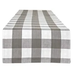 Grey Reversible Kitchen Table Runner 14X108 Cotton Machine Washable Dii. Fixed Price $64.89.