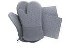 4-PIECE Oven Mitt & Pot Holder Set 500 F Heat Resistant Trivet Cooking Gloves. Fixed Price $23.99.