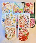 Michel Design Works Quilted Double Oven Glove Pot Holders New With Tags. Fixed Price $38.99.