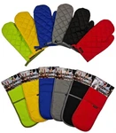 Plain Oven Gloves Colourful Chef Kitchen Gauntlet & Double Mitts. Fixed Price $7.40.