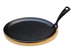 Hawok Cast Iron Fajita Skillet Japanese Steak Plate 10 X7.1", BLACK-266-1. Fixed Price $28.88.