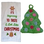 Cuisinart Christmas Baking Kitchen Dish Towel & Set,. Fixed Price $10.88.