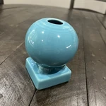 Fiestaware Turquoise Round Ball Bulb Candlestick Holder Retired. Fixed Price $44.99.