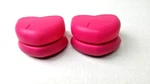 Hot Pink Heart Silicone Rubber Heat Resistant Pot Holder Baking Mitt Love. Fixed Price $13.99.