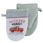 Kay Dee Farmer's Market Red Truck Kitchen Oven Grabber Mitt (1), Green. Fixed Price $9.99.