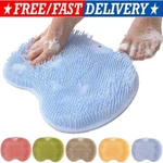 Foot Back Scrubber Exfoliating Silicone Massager Pad Cleaning Mat Bath Shower Us. Fixed Price $6.89.