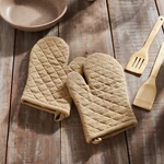 Vhc Burlap Natural Oven Mitt Set Of 2 Farmhouse Kitchen. Fixed Price $18.95.