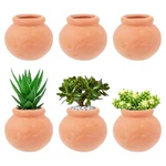 Mini Terracotta Flower Pots, 6-PACK Small Clay Succulent Planters For Indoor. Fixed Price $32.41.
