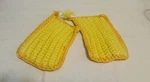 Creative Co-op Rectangle Hand Crocheted Pot Holder,, Set Of 2,. Fixed Price $10.00.