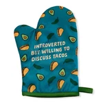 Introverted But Willing To Discuss Tacos Funny Cinco De Mayo Graphic Kitchen. Fixed Price $5.00.