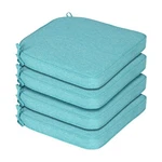 Aoodor 4PCS Outdoor Dining Chair U-shape Seat Pad W/ties. Fixed Price $74.99.