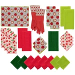 Smart Home Kitchen Fruit Themed Set With Mat, Dishcloth, & Gloves. Fixed Price $24.99.