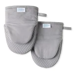 Town & Country Basics Basketweave Soft Silicone Mini Oven Mitt 5.5"X8", Gray. Fixed Price $21.99.